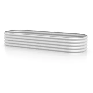 Vitavia, Hochbeet "Vita BASIC S", aluminium blank, 242 x 82 x 40 cm (L x B x H)