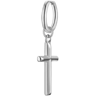 True Rebels Creolen TR337 silber Edelstahl 38,2mm