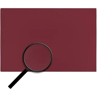 alles-meine.de GmbH Schreibtischunterlage - Größe & Modell & Farbwahl - 53 cm * 40 cm - Unterlage - Leder Effekt - weinrot/Bordeaux rot/dunkelrot - abwischbar - rutschfest - ..
