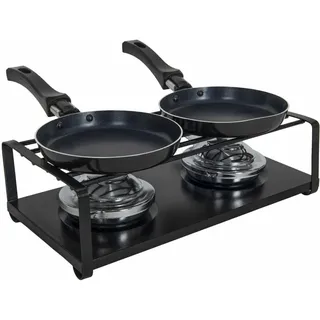 Mini Raclette Set Ohne Strom - Für 2 Personen - Camping Picknick Festival Pfannen Tisch Grill Betrieb Mit Brennpaste