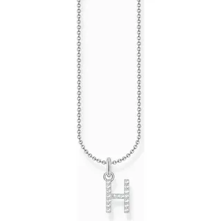 Thomas Sabo Kette mit Anhänger Buchstabe H Silber 925