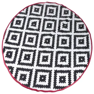 Bo-Camp Chillmatte Outdoor-Teppich Ø 200 cm Schwarz