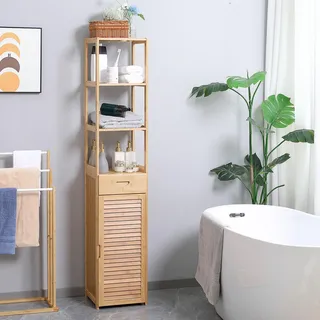 kleankin Badkommode 32 x 30 x 163 cm Beige