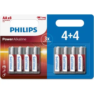PHILIPS LR6P8BP/10 - Batterien AA - 4+4 Stück - 1.5 V