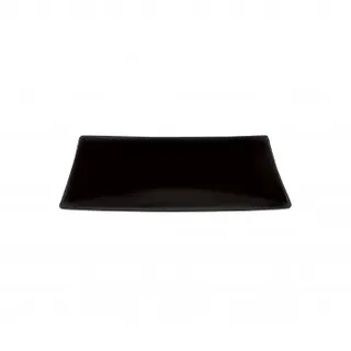 Schwarzes Tablett, 25 x 15,8 x 2,5 cm (H), Melamin