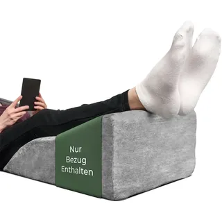 BEZUG für das Venenkissen Hoch, grau, NUR BEZUG