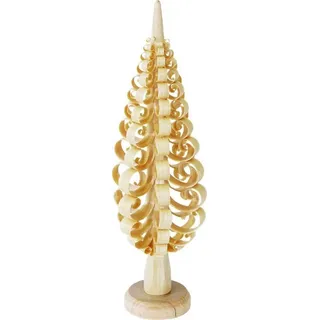 Richard Glaesser Dekobaum Spanbaum aus Lindenholz, Handwerkskunst aus dem Erzgebirge 16 cm