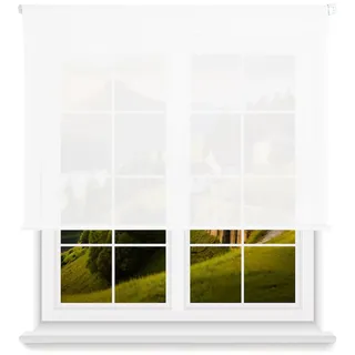 Wellhome Rollo lichtdurchlässig 150 x 175 cm weiß