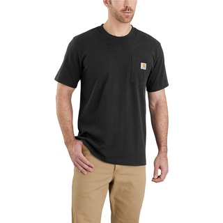 Carhartt T-Shirt K87 Pocket Relaxed Fit schwarz S