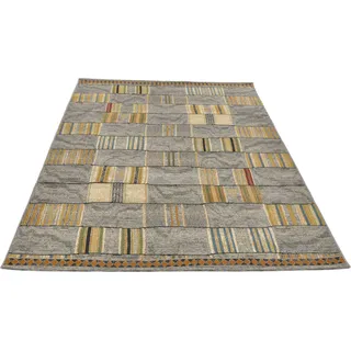 Teppich GINO FALCONE "Outdoor-Africa 40" Teppiche Gr. B/L: 120 cm x 180 cm, 5 mm, 1 St., grau Esszimmerteppiche Flachgewebe, In- und Outdoor geeignet, Wohnzimmer