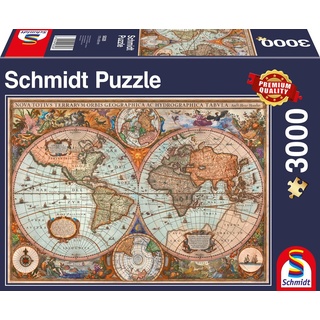 Schmidt Spiele - Antike Weltkarte 3000 Teile