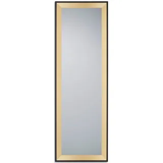 Dekospiegel MIRRORS AND MORE "BRANDA" Spiegel Gr. B/H/T: 50 cm x 150 cm x 2,7 cm, dekorative Rahmenoptik, goldfarben (schwarz, goldfarben) Dekospiegel Wandspiegel