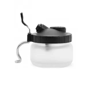 ABEST Airbrush Reinigungsbehälter Flaschenhalter Glas Reinigungsset Lackierstation Filter Reinigungskit