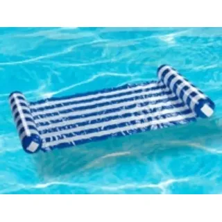 Infactory Wasser-Hängematte 130 x 70 cm Blau/Weiß/Türkis