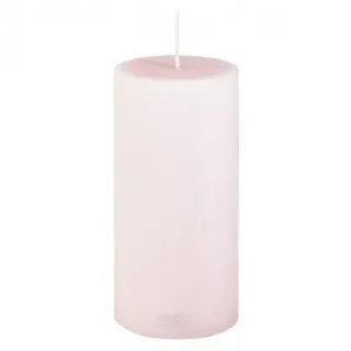 Sovie CANDLES Stumpenkerze in Rosa Ø 70 mm x H 150 mm - 12 Stück - Brenndauer ca. 82 Std. - Flachkopf Säulenkerze