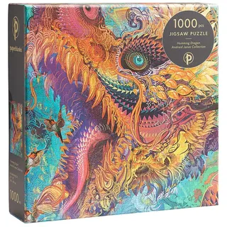 Paperblanks Humming Dragon 1000 Piece Jigsaw Puzzle by Paperblanks (Android Jones Collection)