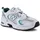 White/Silver Metallic/Vintage Teal 40