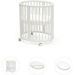 Stokke® SleepiTM Bundle Sleepi Mini inkl. Matratze und Spannbetttuch, weiss