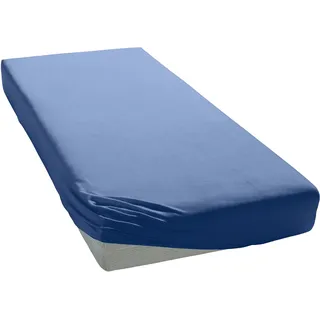 OTTO home Spannbettlaken Jersey 120 x 200 cm blau
