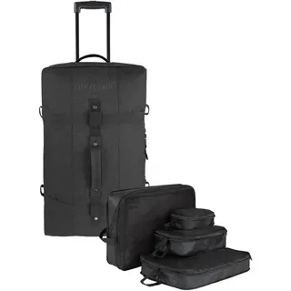 Normani Reisetasche 125 L aus Polyester Schwarz