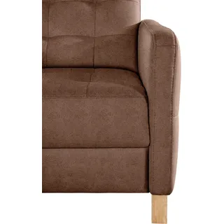 exxpo - sofa fashion Sessel Elio Kunstleder 76 x 90 x 76 cm Braun