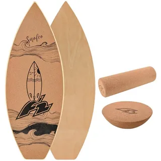 F2 Balance Board Surf 84x31cm Beige