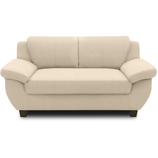 DOMO. collection Panama 2 Sitzer, Sofa, 2er Couch, Garnitur, 3-2-1, beige, 159 cm