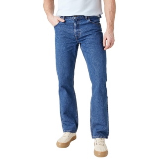 Wrangler Herren Authentic Straight Jeans, Medium Stw, 33W / 32L