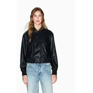 A|X Armani Exchange für Damen. XW001432AF16618UC001 Jacke Clip schwarz (XL), Lässig, Polyester