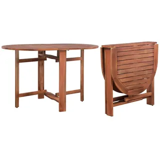 Gartentisch Akazienholz Oval Esstisch Klapptisch Terrassentisch Tisch vidaXL