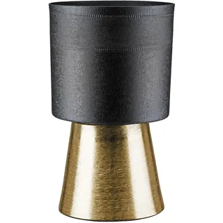 Casablanca by Gilde Casablanca by Gilde, Blumentopf, Übertopf Nama schwarz Gold, Metall, rund, 34 cm, Dekoration, Blumen - Zubehör, Übertöpfe