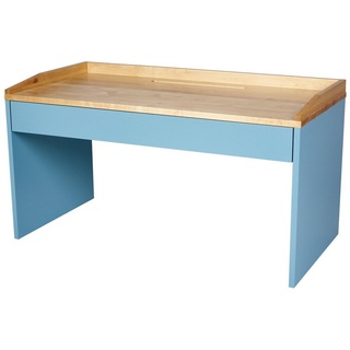 kundler home Kinderschreibtisch Spieltisch, Kindertisch, Schreibtisch für Kinder mit Schublade blau
