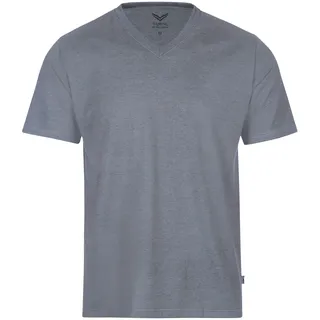 TRIGEMA V-Shirt DELUXE grau L