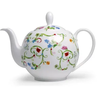 TeaLogic Teekanne FLEURETTE - Bone China Porzellan - 1000 ml