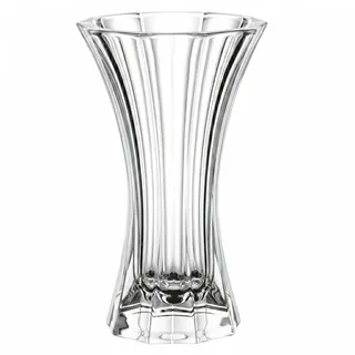 Nachtmann Glasvase 30 cm, Saphir, 80498, Vase aus Kristallglas, Blumenvase Tischdeko, spülmaschinenfest