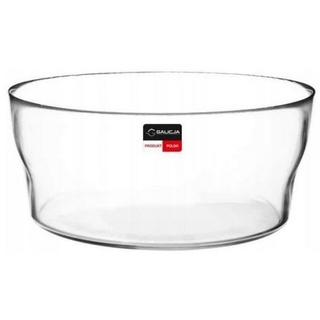 KONZEPT Salatschüssel aus Glas, 1,7 L, Glasschale ideal für Salat, (Obst, Snack, Mussli, Süßigkeiten, 1-tlg), Spülmaschinenfest, 19 cm Durchmesser