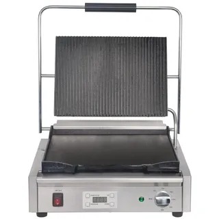 Buffalo großer Kontaktgrill gerillt/glatt