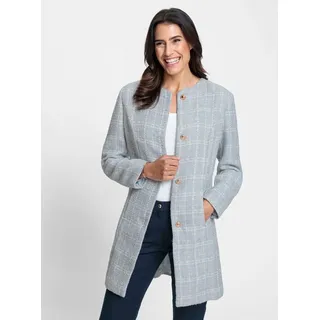 Witt Blusenblazer Longblazer Langarm blau 44