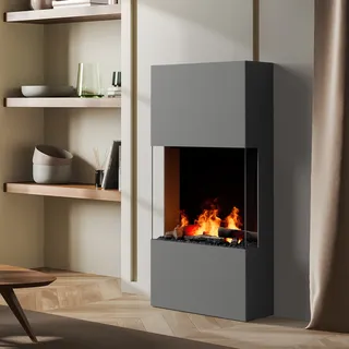 muenkel design Trix 1235 [Elektrokamin Opti-myst]: Aluminiumgrau