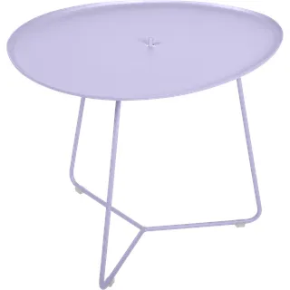 Fermob COCOTTE niedriger Tisch mit abnehmbarer Platte aus Aluminium 55x44,5 cm