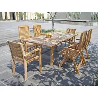 Zebra Gartenmöbel-Set Bueno-Brasilia Teakholz