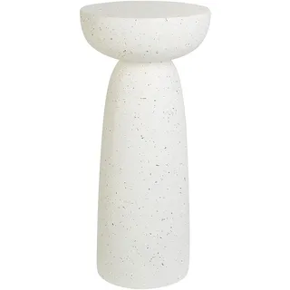 Beliani Beistelltisch Ø 33 x 71 cm Weiß