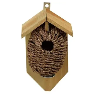 Esschert Design | Nistkasten Nistbeutel Zaunkönig | Seegras | 26x15x10 cm