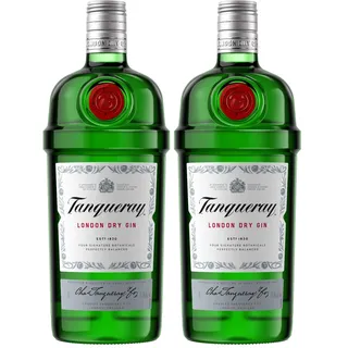 Tanqueray London Dry Gin | 43,1% Vol | 700ml (Packung mit 2)