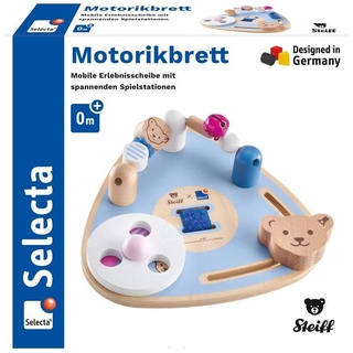 Selecta Spielzeug Lernspielzeug Steiff by Selecta Kleinkindwelt Holz Motorikbrett, 17,5 cm 64309