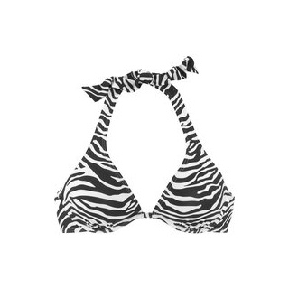 VENICE BEACH Bügel-Bikini-Top Damen schwarz-weiß Gr.36 Cup C