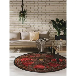 benuta nest Artis Outdoor-Teppich Ø 160 cm Rot