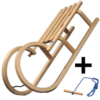 Colint Hörnerschlitten beige/braun (100 cm)