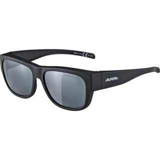 ALPINA OVERVIEW II Q - Verspiegelte und Bruchsichere OTG Sonnenbrille Mit 100% UV-Schutz Für Erwachsene, black matt, One Size