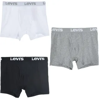 Levi's Boxershorts 3 St. Grau/Schwarz/Weiß 140/152